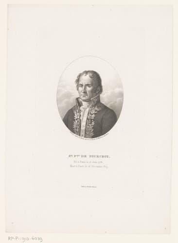 Portret van Antoine François de Fourcroy by Ambroise Tardieu