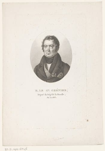 Portret van Paul Grenier by Ambroise Tardieu