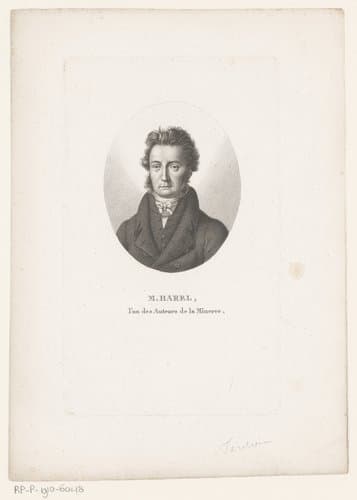 Portret van Charles Jean Harel by Ambroise Tardieu
