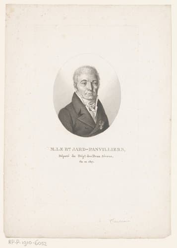 Portret van Charles Marcellin Jard-Panvillier by Ambroise Tardieu