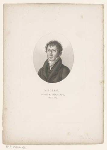 Portret van Jean Emmanuel Jobez by Ambroise Tardieu