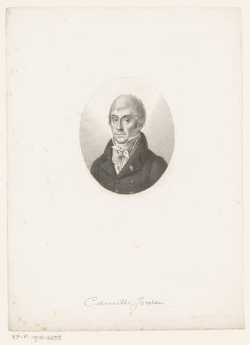 Portret van Camille Jordan by Ambroise Tardieu