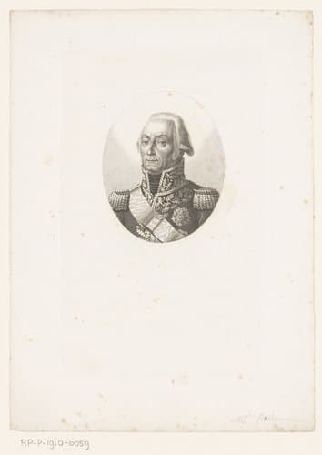 Portret van François Christophe Kellermann by Ambroise Tardieu