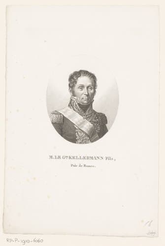 Portret van François Etienne de Kellermann by Ambroise Tardieu