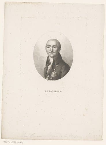 Portret van Bernard Germain de Lacépède by Charles Aimé Forestier; Ambroise Tardieu
