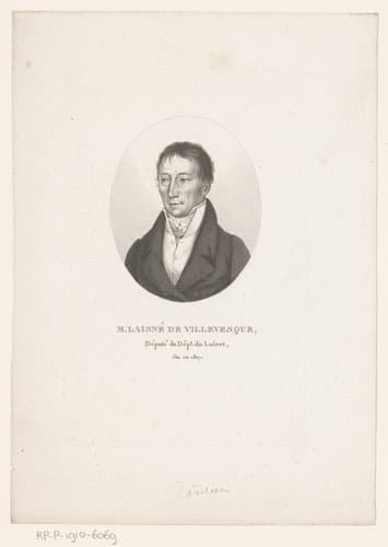 Portret van Gabriel-Jacques Laisné de Villévêque by Ambroise Tardieu