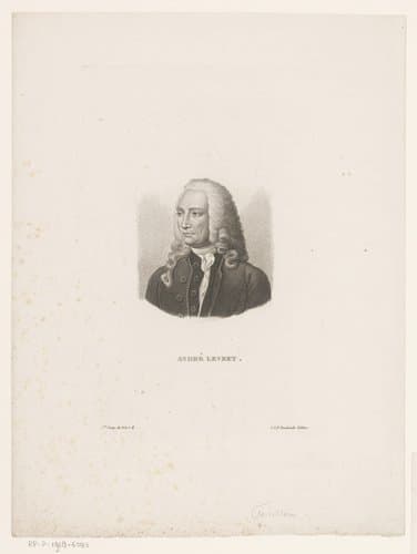 Portret van André Levret by Ambroise Tardieu