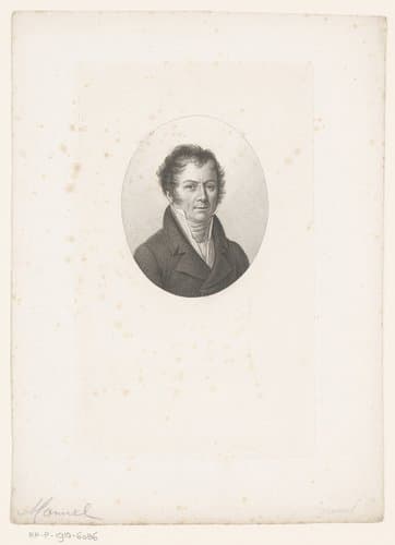 Portret van Jacques-Antoine Manuel by Ambroise Tardieu