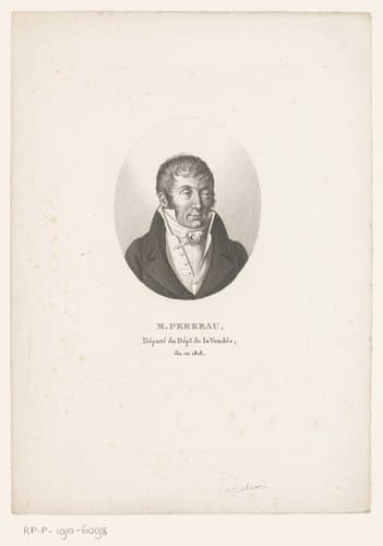 Portret van Louis Perreau du Magné by Ambroise Tardieu