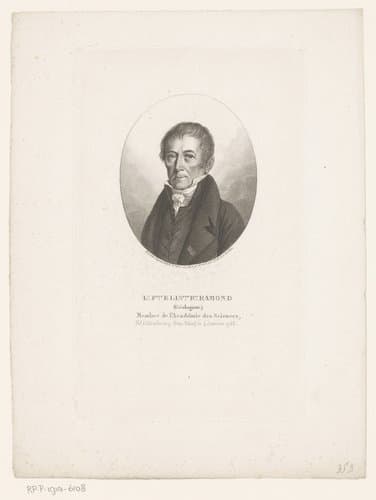 Portret van Louis François Élisabeth Ramond de Carbonnières by Ambroise Tardieu