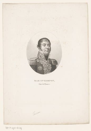 Portret van Antoine-Guillaume Rampon by Ambroise Tardieu