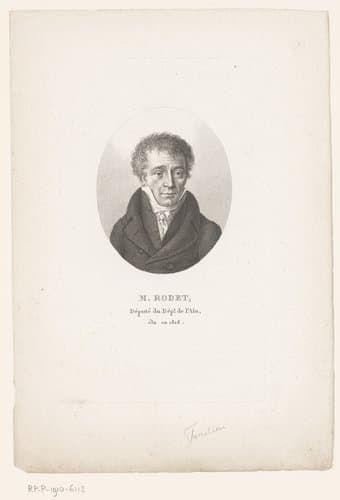 Portret van Claude-Louis Rodet by Ambroise Tardieu