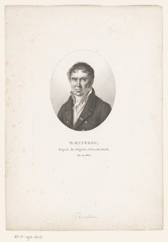 Portret van Olivier Rupérou by Ambroise Tardieu