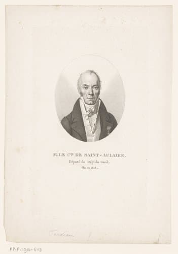 Portret van Louis de Beaupoil de Saint-Aulaire by Ambroise Tardieu