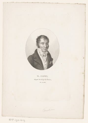 Portret van Louis-Charles Sapey by Ambroise Tardieu