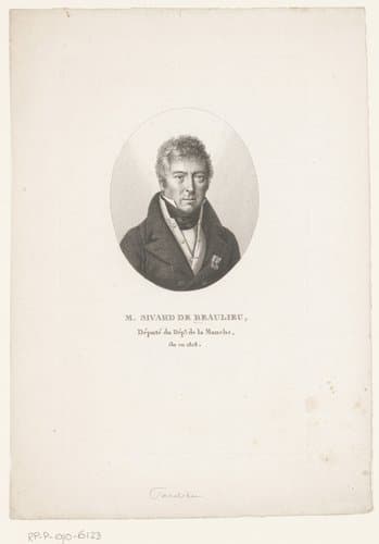 Portret van Sivard de Beaulieu by Ambroise Tardieu