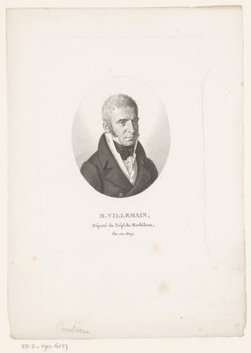 Portret van Bertrand Villemain by Ambroise Tardieu