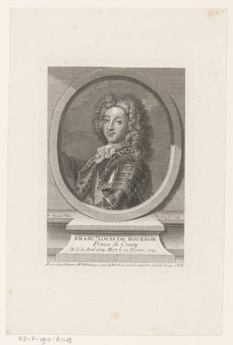 Portret van Franciscus Louis de Bourbon