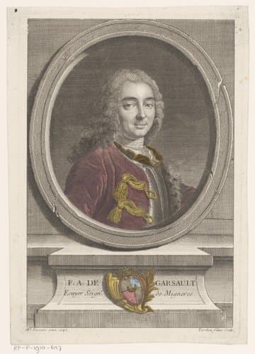 Portret van François Alexandre de Garsault