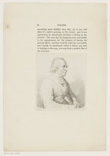 Portret van Monsieur Langevin