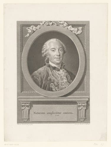 Portret van Georges-Louis Leclerc de Buffon by Justus Chevillet