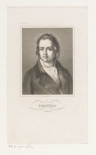 Portret van Jean-Antoine-Claude Chaptal by G. Metzeroth