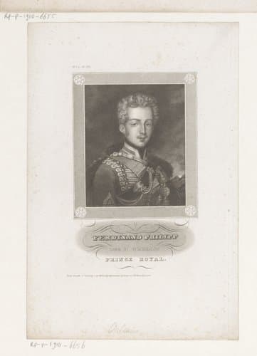 Portret van Ferdinand-Philippe hertog van Orléans