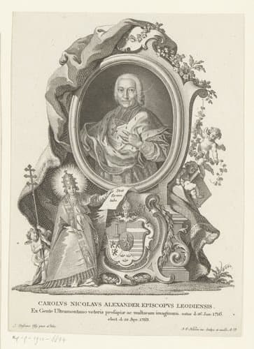 Portret van Charles Nicolas Alexandre graaf d'Oultremont by Johann Esaias Nilson