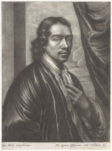 Zelfportret van Wallerant Vaillant by Wallerant Vaillant