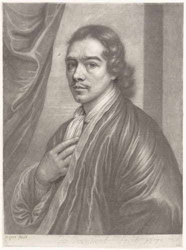 Zelfportret van Wallerant Vaillant by Wallerant Vaillant