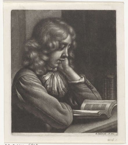 Lezende jongen by Wallerant Vaillant