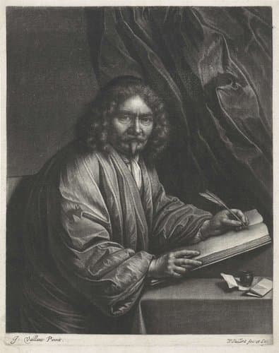 Portret van Willem Goeree by Wallerant Vaillant