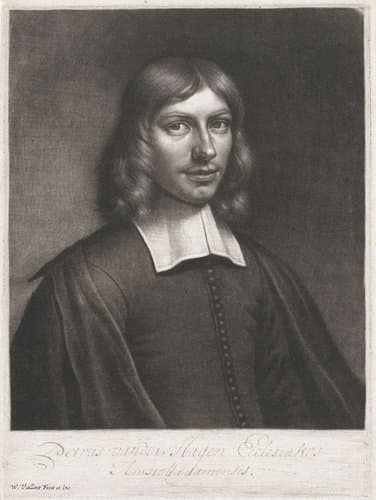 Portret van de predikant Petrus van der Hagen by Wallerant Vaillant