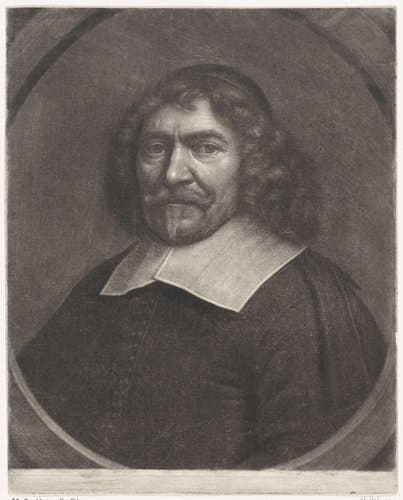 Portret van een man, van voren gezien by Wallerant Vaillant