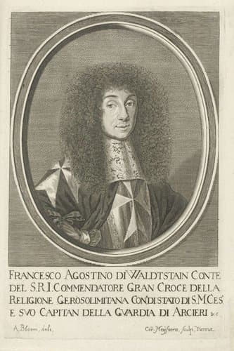 Portret van Franz Augustin graaf van Waldstein by Cornelis Meyssens