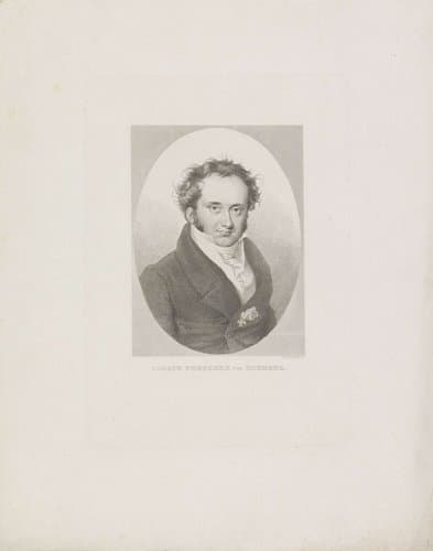 Portret van Joseph von Hormayr by Tommaso Benedetti