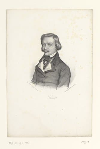 Portret van de journalist Ferdinand Flocon by Auguste Bry