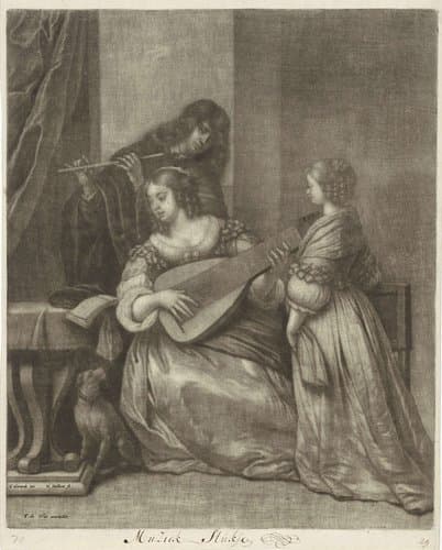 Muziek Stukje by Wallerant Vaillant