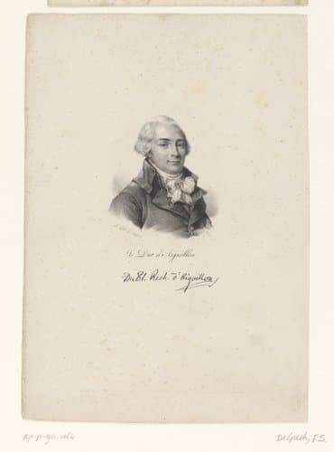 Le Duc de Aiguillon by anonymous; veuve Delpech (Naudet)
