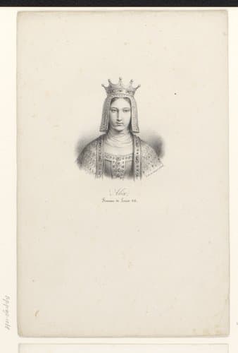 Portret van Adelheid van Champagne by anonymous; veuve Delpech (Naudet)