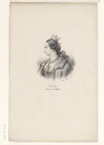Portret van Emma van Italië by anonymous; veuve Delpech (Naudet)