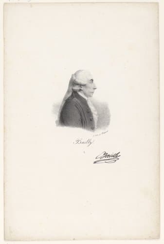 Portret van Jean Sylvain Bailly by anonymous; veuve Delpech (Naudet)