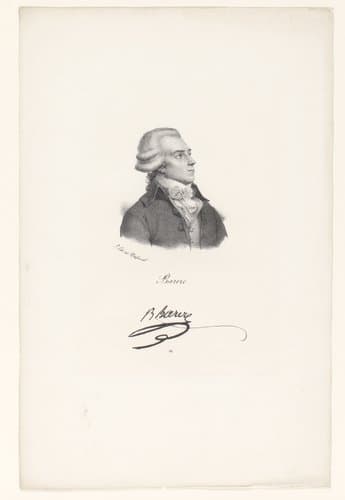 Portret van Bertrand Barère by anonymous; veuve Delpech (Naudet)