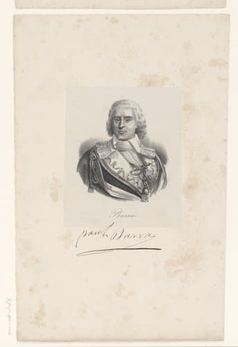Portret van Paul Barras by anonymous; veuve Delpech (Naudet)