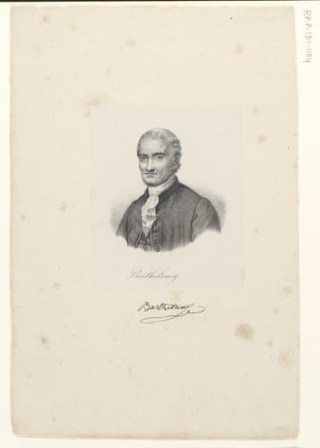 Portret van Jean-Jacques Barthélemy by anonymous; veuve Delpech (Naudet)