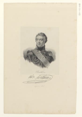 Portret van Louis-Alexandre Berthier by anonymous; veuve Delpech (Naudet)