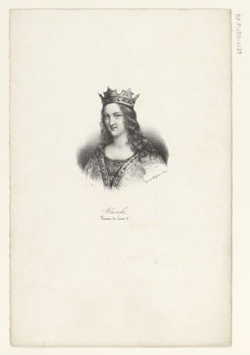 Blanche, femme de Louis V by anonymous; veuve Delpech (Naudet)