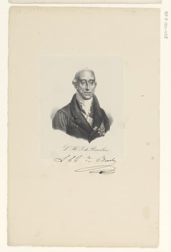 Portret van Lodewijk VI de Bourbon-Condé by anonymous; veuve Delpech (Naudet)