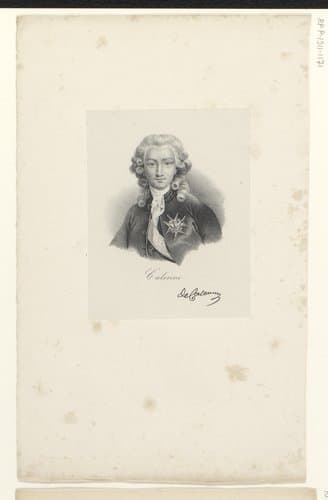 Portret van Charles-Alexandre de Calonne by anonymous; veuve Delpech (Naudet)