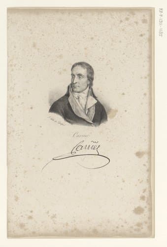 Portret van Jean-Baptiste Carrier by anonymous; veuve Delpech (Naudet)